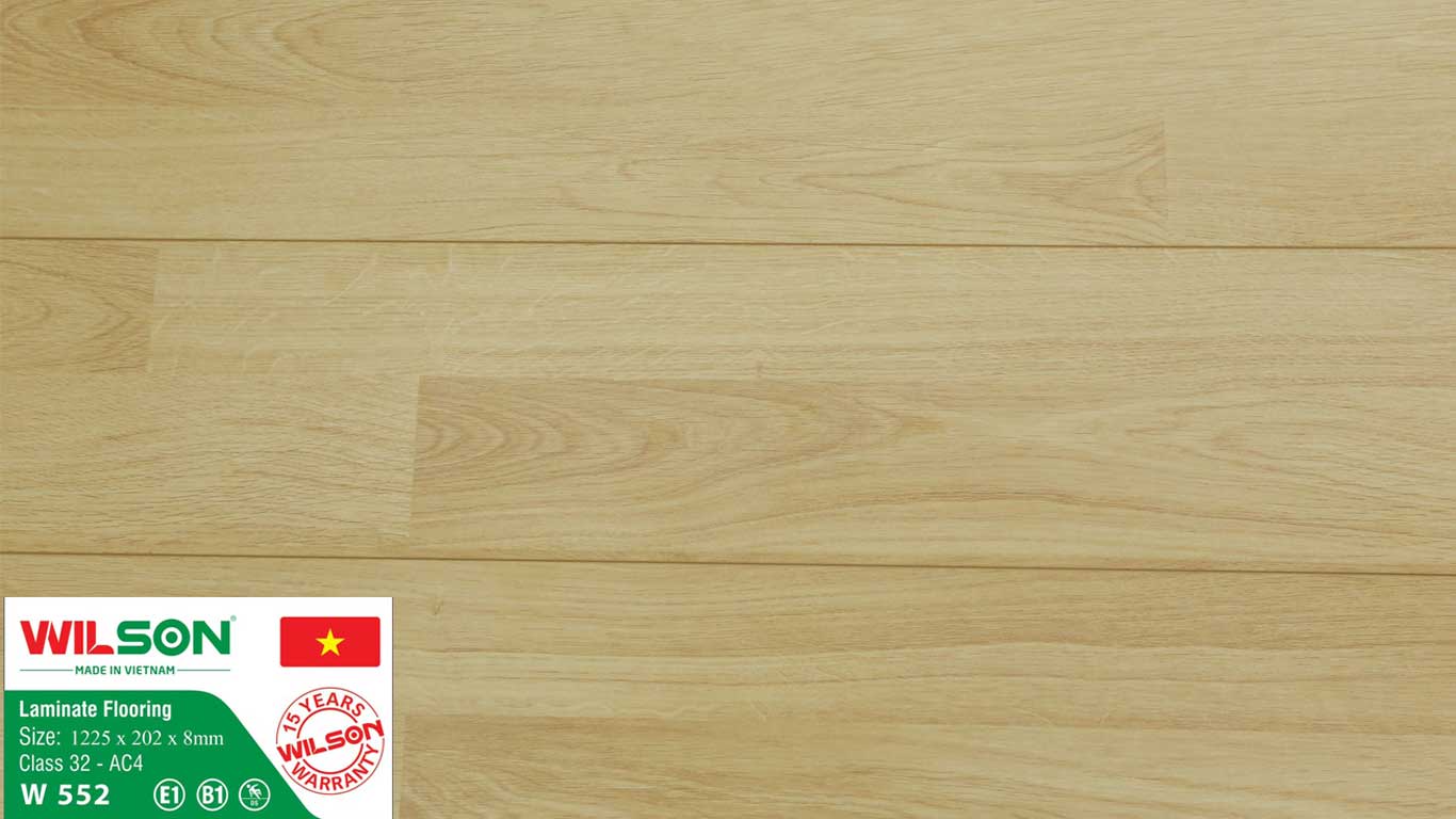 Sàn gỗ Wilson W552 bản lớn 175k/m2