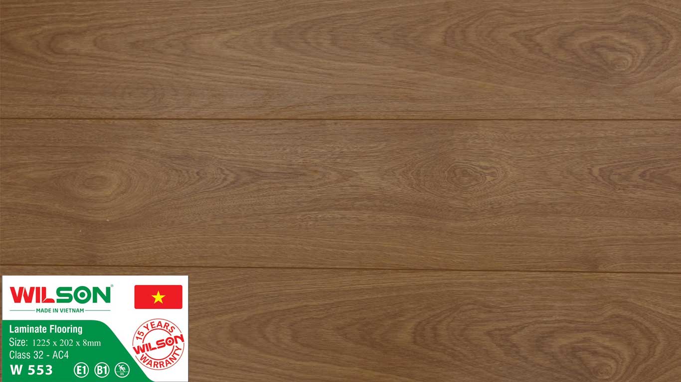 Sàn gỗ Wilson W553 bản lớn 175k/m2