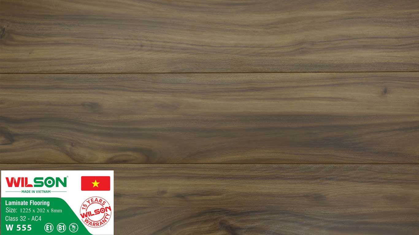 Sàn gỗ Wilson W555 bản lớn 175k/m2
