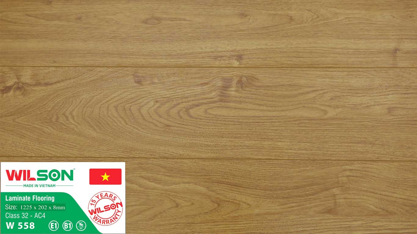 Sàn gỗ Wilson W558 bản lớn 175k/m2
