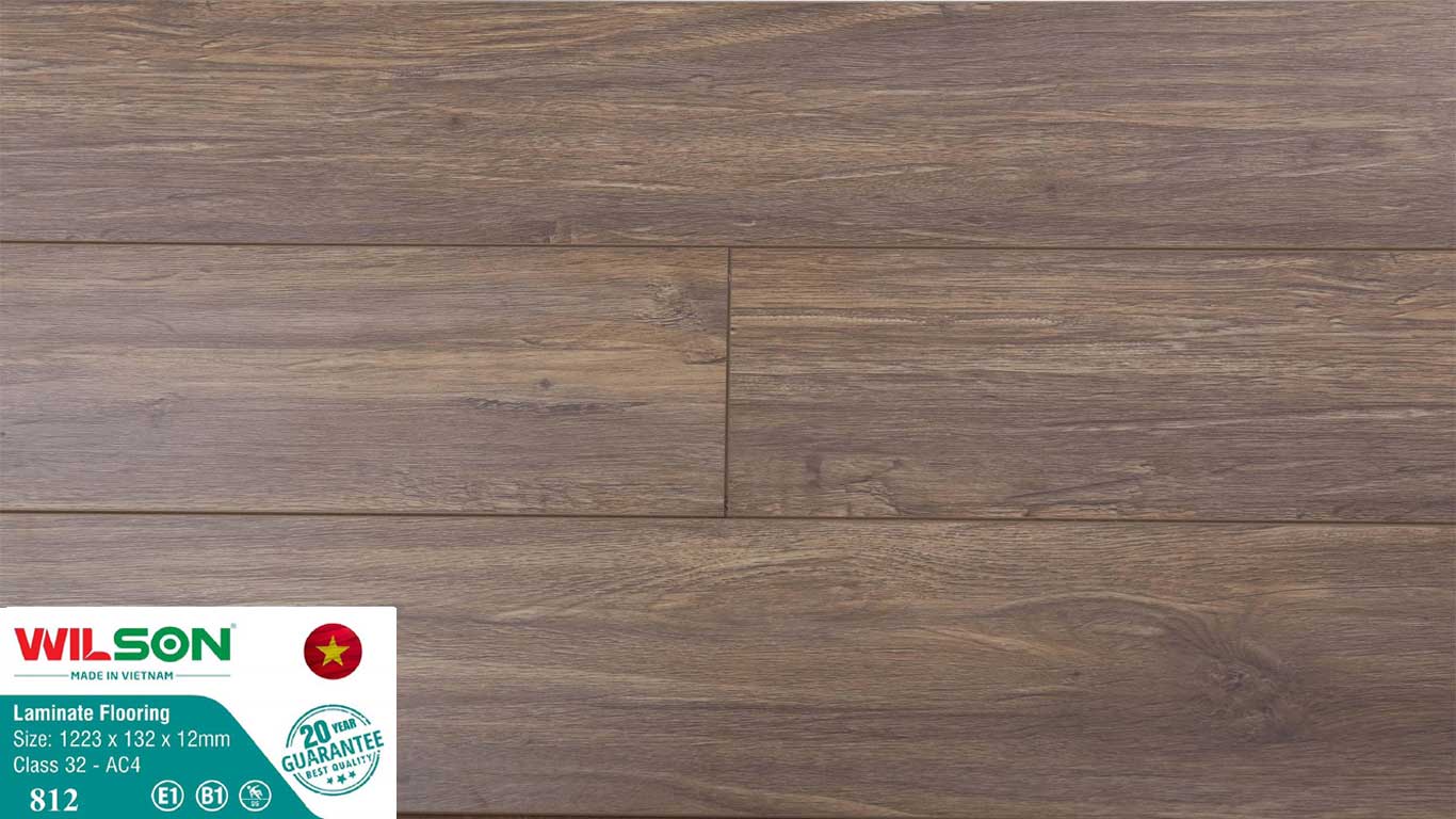 Sàn gỗ Wilson 812 dày 12mm giá 225k/m2