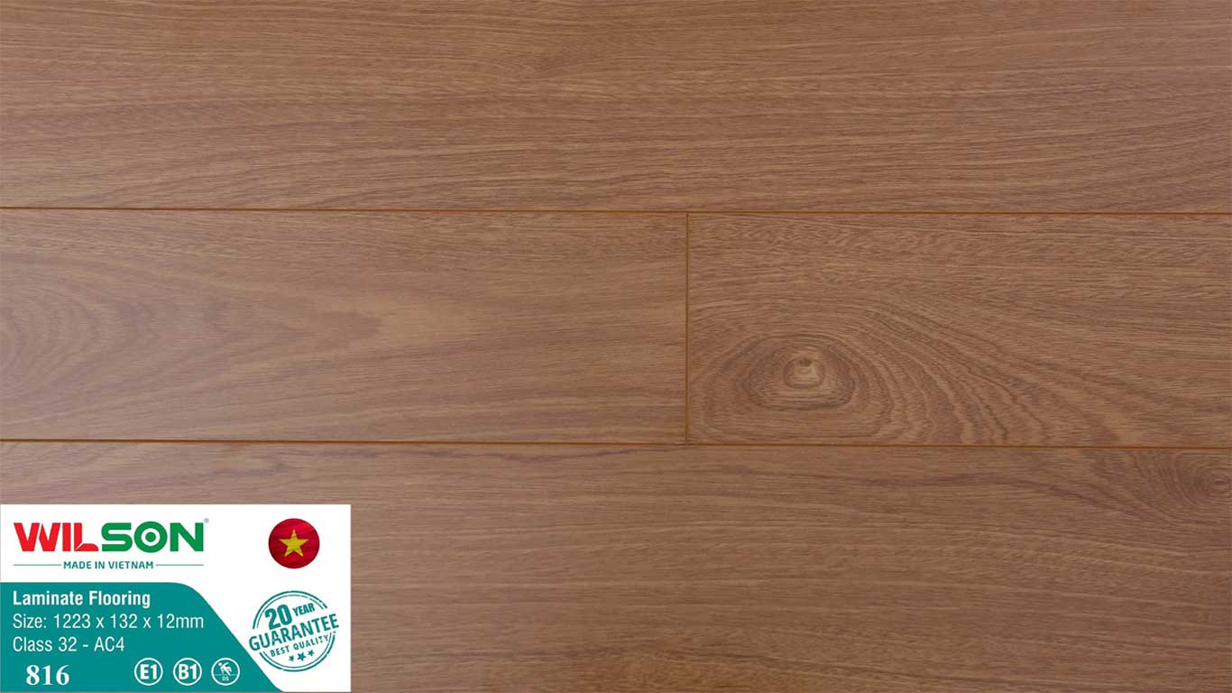 Sàn gỗ Wilson 816 dày 12mm giá 225k/m2