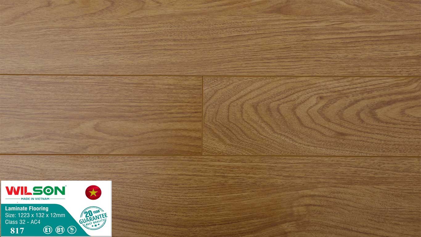 Sàn gỗ Wilson 817 dày 12mm giá 225k/m2