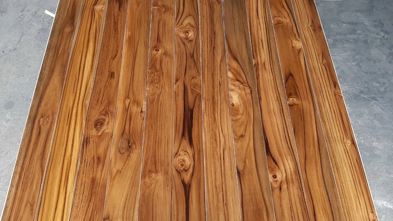 Sàn gỗ Teak hoàn thiện