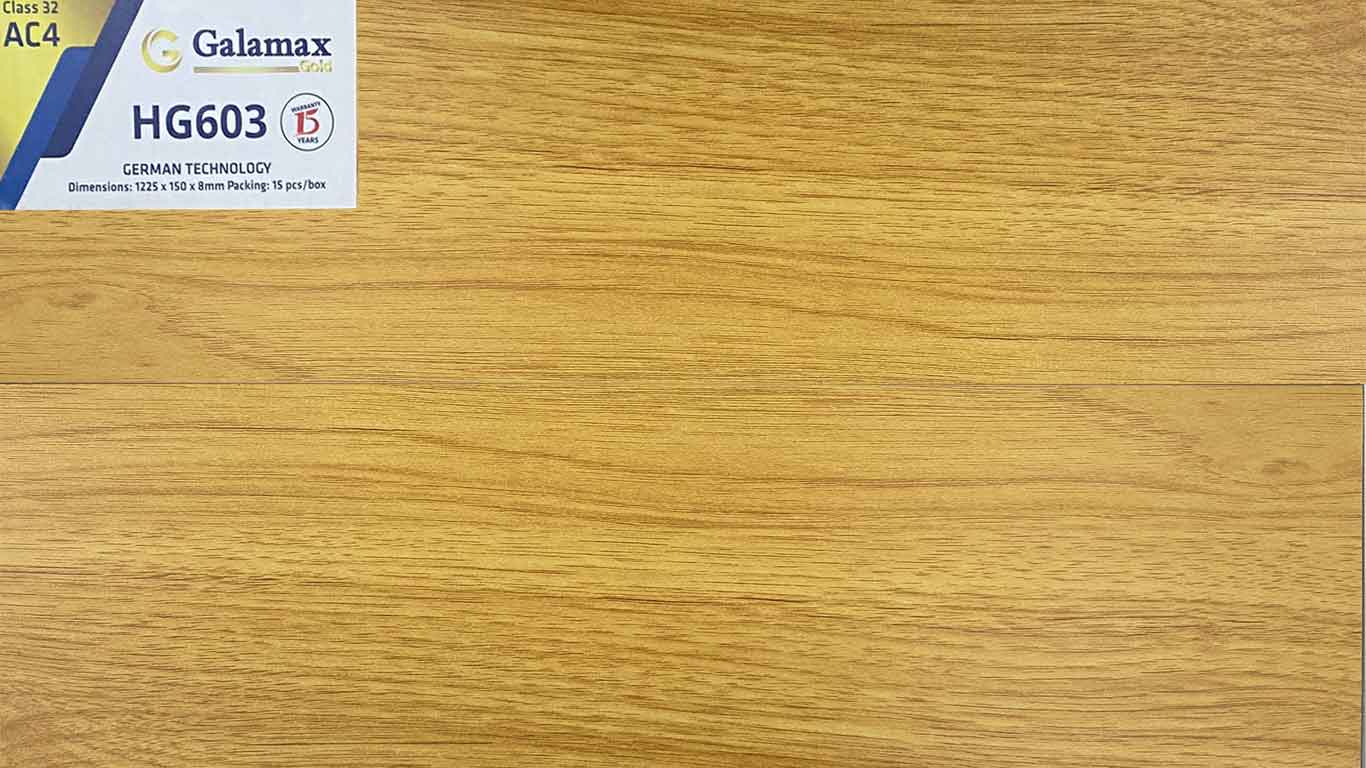 Sàn gỗ Galamax - Sàn gỗ cao cấp sản xuất tại Việt Nam 11 Mã màu sàn gỗ HG603