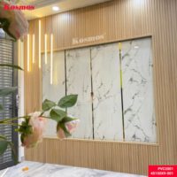 Ốp Tường PVC Vân Đá Marble Trắng Vân Mây Kosmos PVC2001