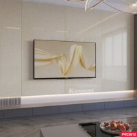 Tấm nhựa ốp tường giả đá Kosmos 2012 - Mẫu Marble xà cừ trắng ngà