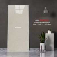 Tấm nhựa ốp tường giả đá Kosmos 2012 - Mẫu Marble xà cừ trắng ngà