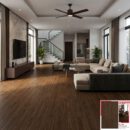 Sàn nhựa hèm khóa Morser C604 - Màu gỗ óc chó đậm