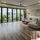 Sàn nhựa hèm khóa Morser C605 - Màu gỗ nâu xám ấm