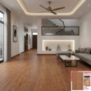 Sàn nhựa hèm khóa Morser C606 - Màu gỗ nâu đỏ