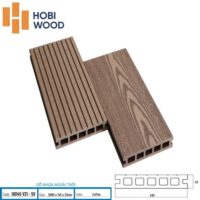 Sàn ngoài trời HB145V21 màu Coffee - Sàn ngoài trời Hobiwood