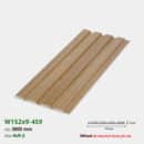 Tấm Lam nhựa giả gỗ iWood 4S9-4 - Lam sóng nhựa giả gỗ