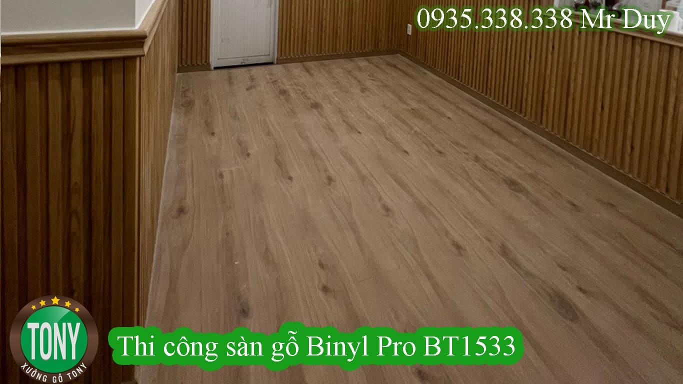 Thi công sàn gỗ Pro BT1533