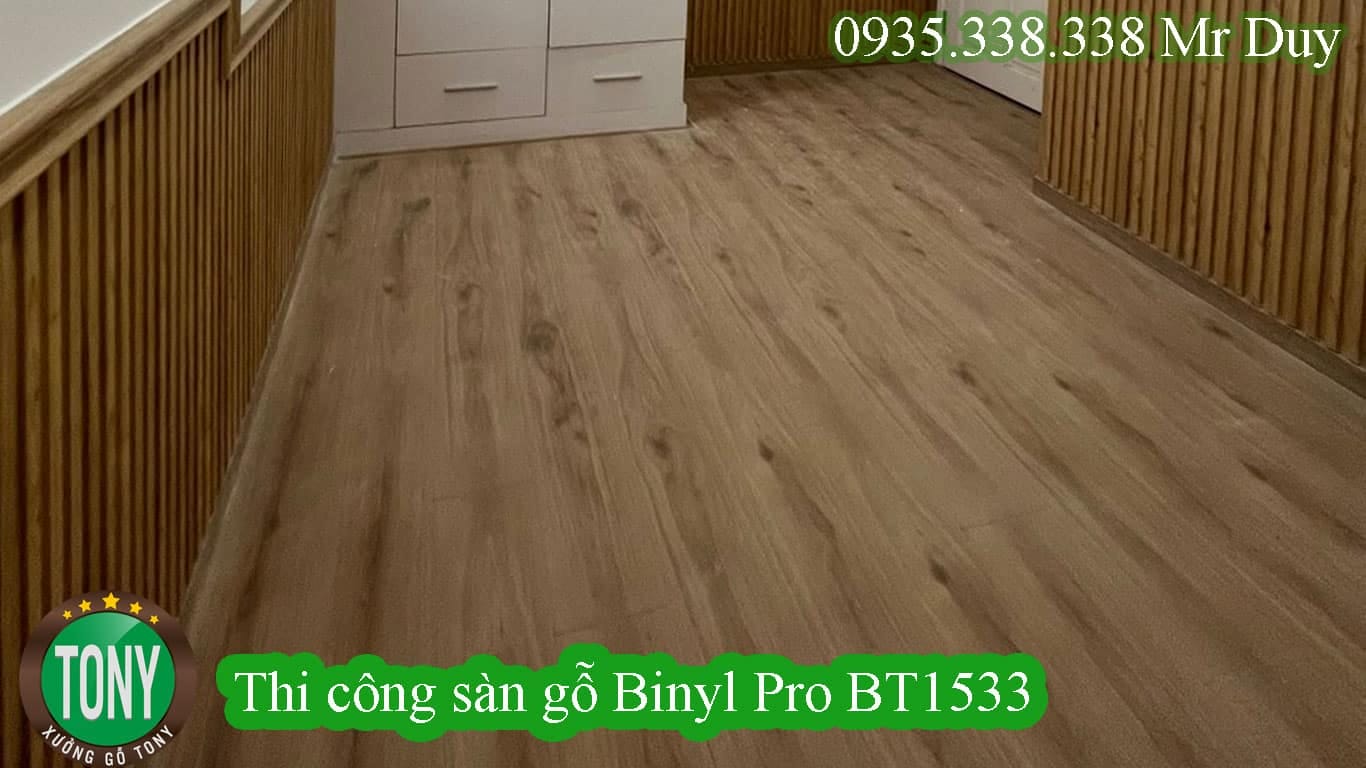 Thi công sàn gỗ Pro BT1533