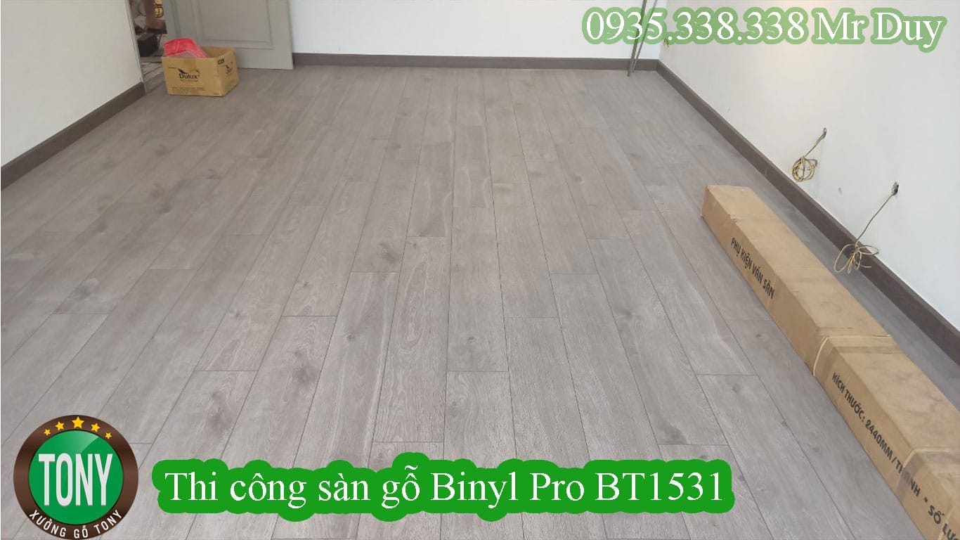Thi công sàn gỗ Pro BT1531