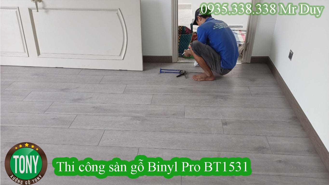 Thi công sàn gỗ Pro BT1531