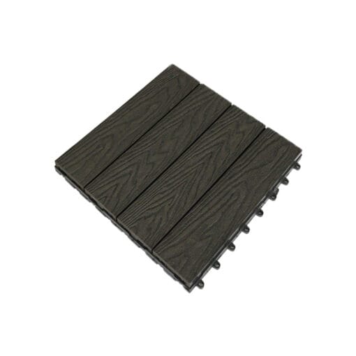 Sàn gỗ ban công Hobiwood 3D màu black