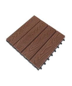 Sàn gỗ ban công Hobiwood 3D màu brown