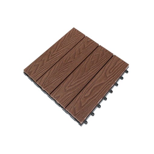 Sàn gỗ ban công Hobiwood 3D màu brown