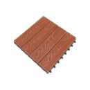 Vỉ gỗ nhựa ngoài trời Hobiwood 3D màu red