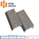 Tấm ốp tường ngoài trời Hobiwood màu xám - Gỗ nhựa ngoài trời Hobiwood