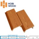 Tấm ốp tường ngoài trời Hobiwood màu vàng - Gỗ nhựa ngoài trời Hobiwood