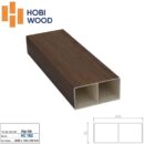 Lam hộp nhựa giả gỗ Hobiwood HC104 - Màu nâu đen vân gỗ