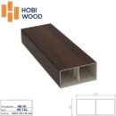 Lam hộp nhựa giả gỗ Hobiwood HC104 - Màu nâu đen vân gỗ