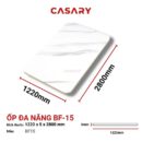 Tấm ốp than tre Casary BF15 - Màu trắng vân đá xám