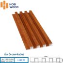 Tấm Lam nhựa giả gỗ ốp tường Hobiwood LS4C 08 - Tấm nhựa 4 sóng cao