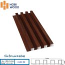 Tấm Lam nhựa giả gỗ ốp tường Hobiwood LS4C 08 - Tấm nhựa 4 sóng cao