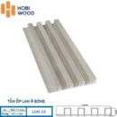 Tấm Lam nhựa giả gỗ ốp tường Hobiwood LS4C 08 - Tấm nhựa 4 sóng cao