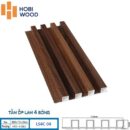 Tấm Lam nhựa giả gỗ ốp tường Hobiwood LS4C 08 - Tấm nhựa 4 sóng cao