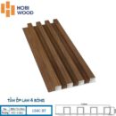Tấm Lam nhựa giả gỗ ốp tường Hobiwood LS4C 08 - Tấm nhựa 4 sóng cao