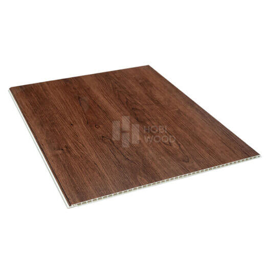 Tấm Nhựa Nano Hobiwood NO-402 – Tấm Ốp Tường Vân Gỗ Màu Nâu