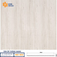 Tấm Nhựa Ốp Tường Hobiwood NO-403 - Nhựa giả gỗ ốp tường, ốp trần