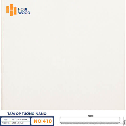 Tấm Nhựa Ốp Tường Hobiwood NO-410 - Nhựa ốp tường vân vải