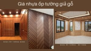 Nhựa ốp tường giả gỗ bao nhiêu tiền 1m2