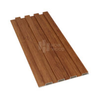 Tấm lam nhựa giả gỗ Hobiwood LS401 - Vân gỗ nâu vàng ấm áp