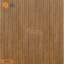 Tấm Lam Nhựa Hobiwood LS407 4 Sóng - Vân Gỗ Nâu Tự Nhiên 183x3000mm