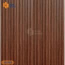 Tấm Nhựa Ốp Tường Giả Gỗ Cao Cấp Hobiwood LS3T02 - Màu nâu óc chó (Walnut brown)
