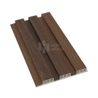 Tấm Nhựa Ốp Tường Giả Gỗ Cao Cấp Hobiwood LS3T04 - Màu gỗ nâu sẫm (Dark walnut)