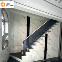 Nhựa Ốp Tường Trắng Vân Vàng Gold HB-VD2235