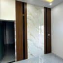 Tấm Nhựa Ốp Tường PVC Hobiwood VD2235 - Trắng Vân Vàng Gold