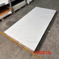 Tấm Nhựa Ốp Tường PVC Hobiwood VD2216 - Trắng Vân Xám Chéo