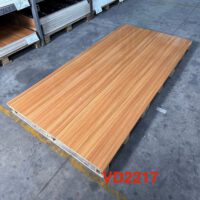 Tấm Nhựa Ốp Tường PVC Hobiwood VD2217 | Vàng Gỗ Tự Nhiên