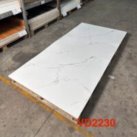 Tấm Nhựa Ốp Tường PVC Hobiwood VD2230 | Vân Đá Cẩm Thạch Trắng