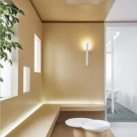 Tấm ốp than tre Kosmos TT-801 vân gỗ vàng