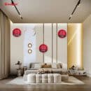 Tấm Ốp Than Tre Kosmos TT-838 - Màu Trắng Tinh Khiết Với Vân Đá PET